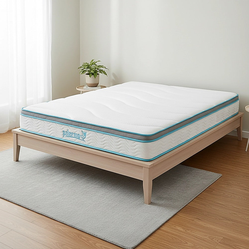 Medium firm memory foam hybrid mattress, 20cm double
