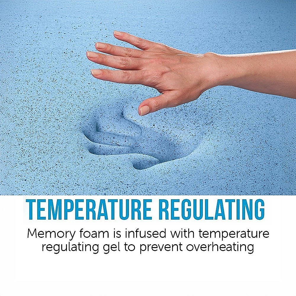 Medium firm gel memory foam mattress, 25cm king single
