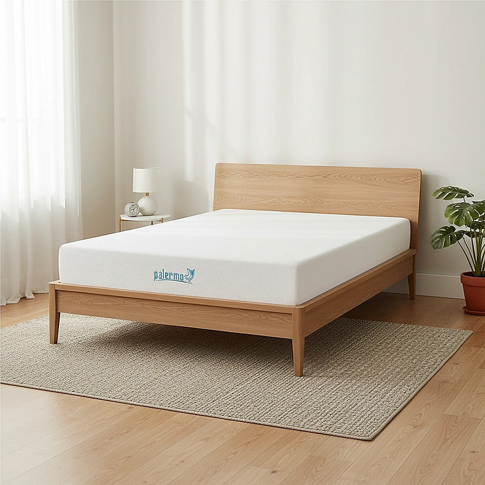 Medium firm gel memory foam mattress, 25cm king single