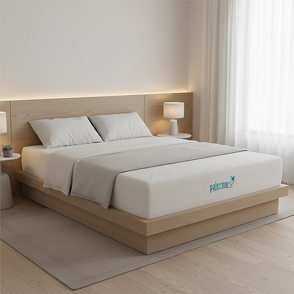 Medium firm gel memory foam mattress, 25cm king single