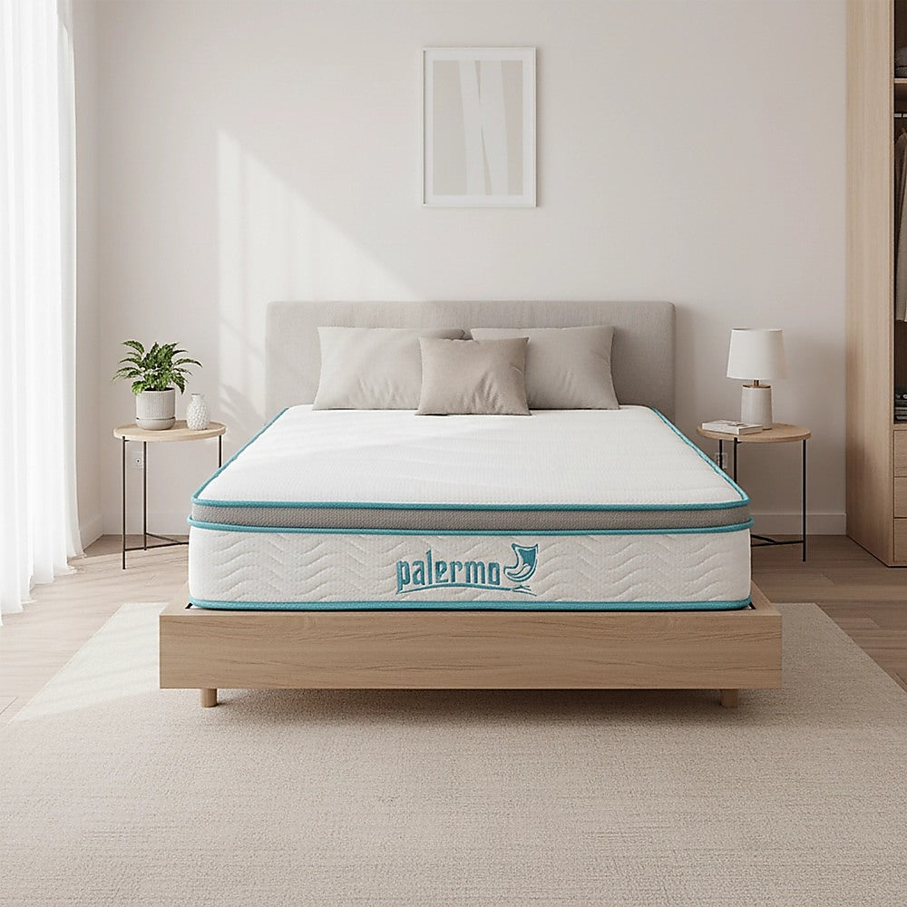 Medium firm memory foam hybrid mattress, 20cm king single
