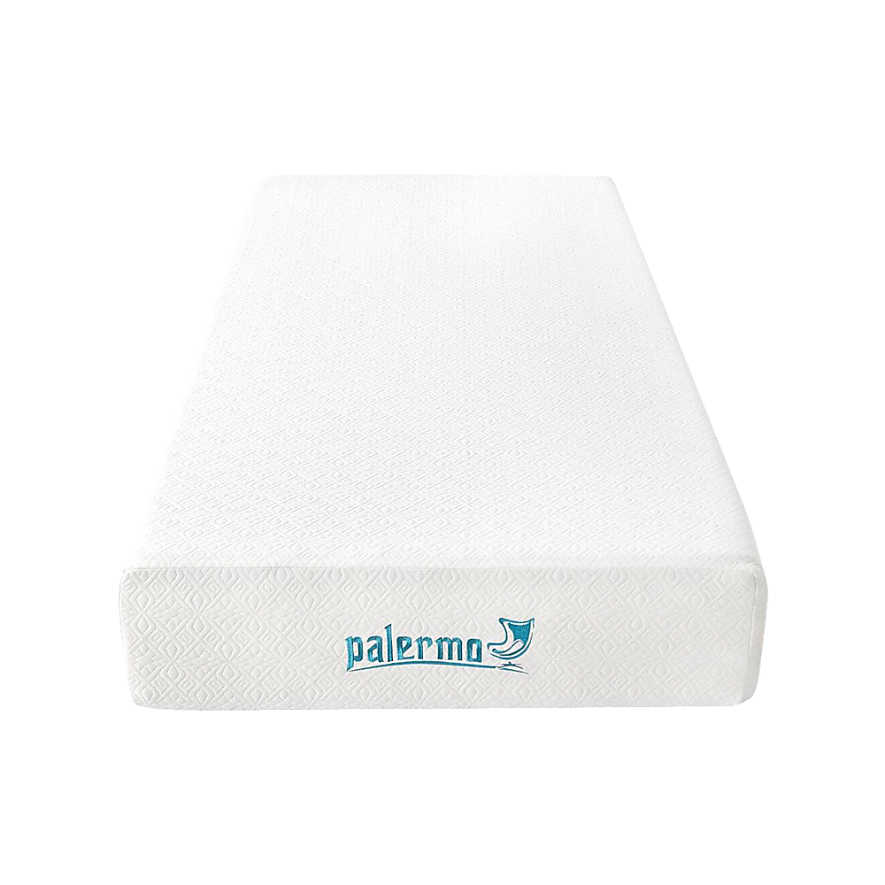 Medium firm gel memory foam mattress, 25cm single