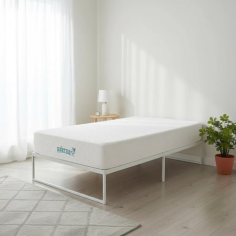Medium firm gel memory foam mattress, 25cm single