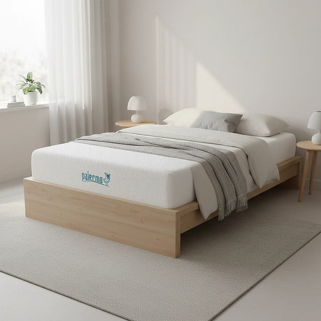 Medium firm gel memory foam mattress, 25cm single