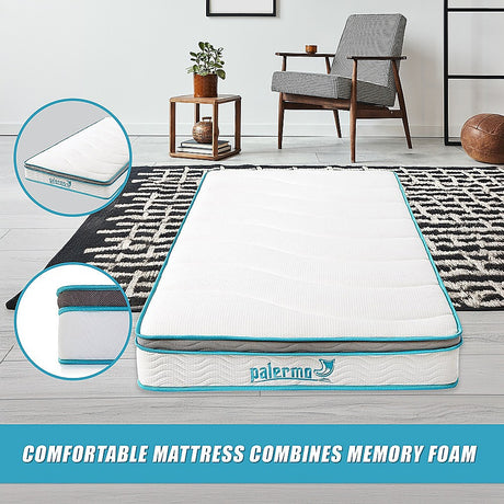 Medium Firm Memory Foam Hybrid Mattress, 20cm Single