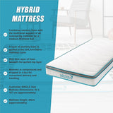Medium Firm Memory Foam Hybrid Mattress, 20cm Single
