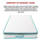Medium Firm Memory Foam Hybrid Mattress, 20cm Single