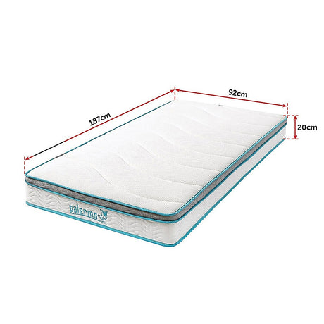 Medium Firm Memory Foam Hybrid Mattress, 20cm Single