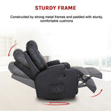 Palermo 360° Swivel Massage Sofa Chair Recliner with Heating Function