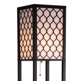 Elegant Shelf Floor Lamp with Diffused Light