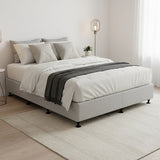 Capri Queen Ensemble Bed Base, Light Grey