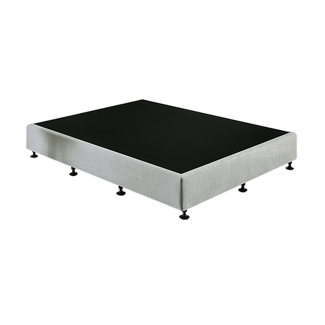 Palermo Queen Bed Base in Light Grey