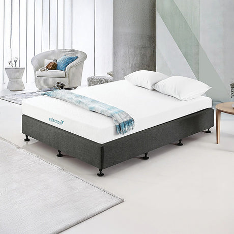 Palermo Queen Ensemble Bed Base - Platinum Graphite
