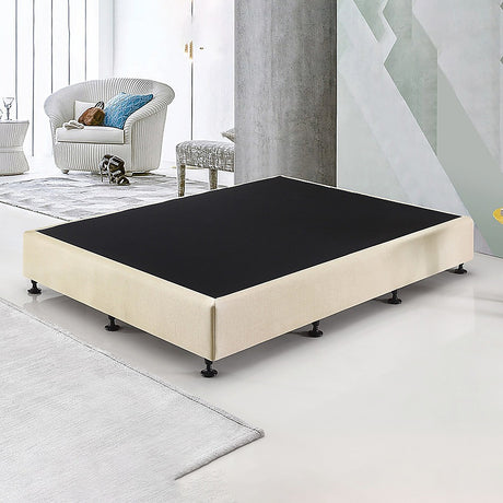 Palermo Queen Ensemble Bed Base - Platinum Natural Sand
