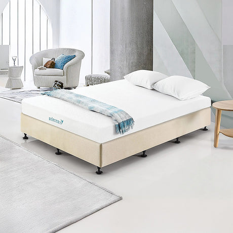 Palermo Queen Ensemble Bed Base - Platinum Natural Sand