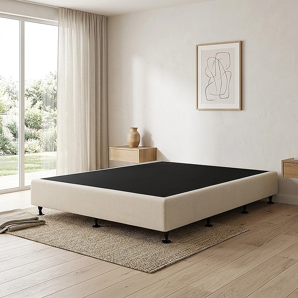 Capri Queen Ensemble Bed Base, Natural Sand