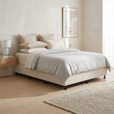Capri Queen Ensemble Bed Base, Natural Sand