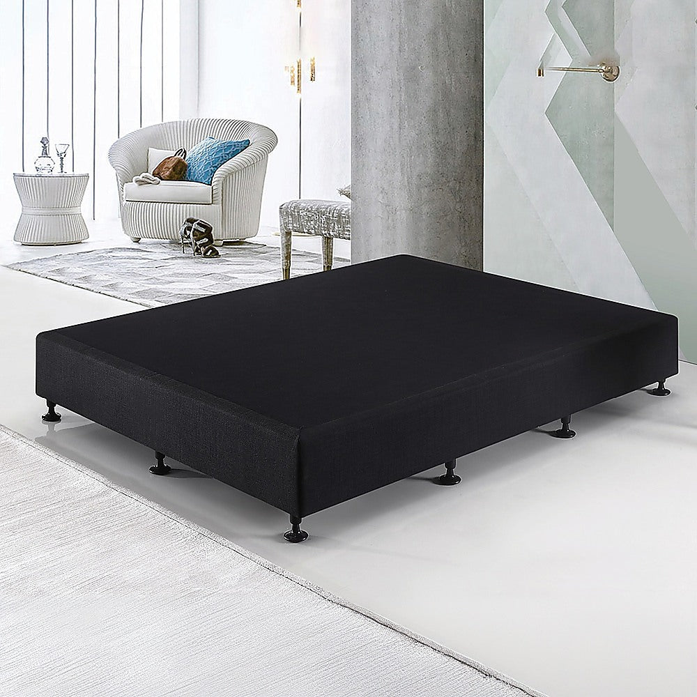 Palermo Queen Ensemble Bed Base - Midnight Black