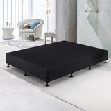 Palermo Queen Ensemble Bed Base - Midnight Black