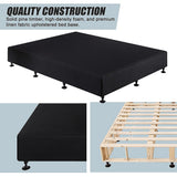 Palermo Queen Ensemble Bed Base - Midnight Black