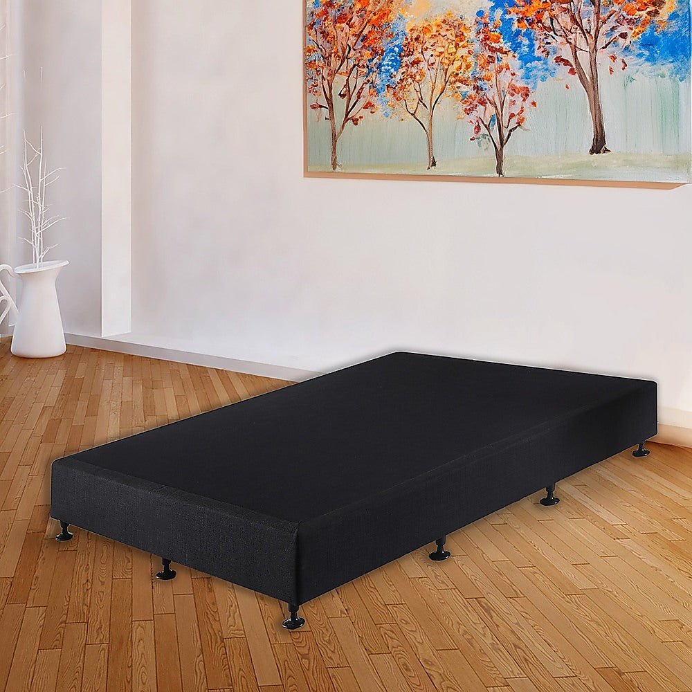 Palermo Queen Ensemble Bed Base - Midnight Black