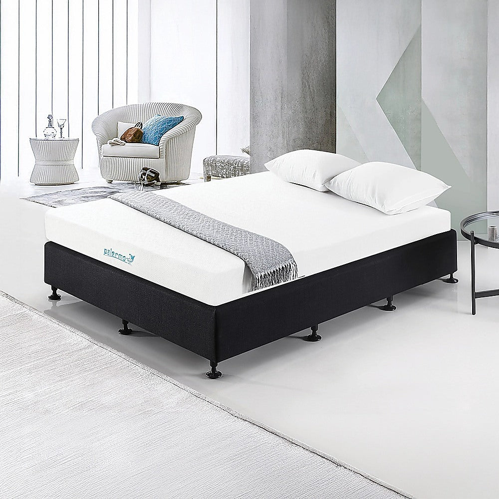 Palermo Queen Ensemble Bed Base - Midnight Black
