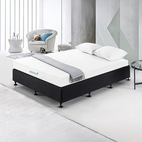 Palermo Queen Ensemble Bed Base - Midnight Black