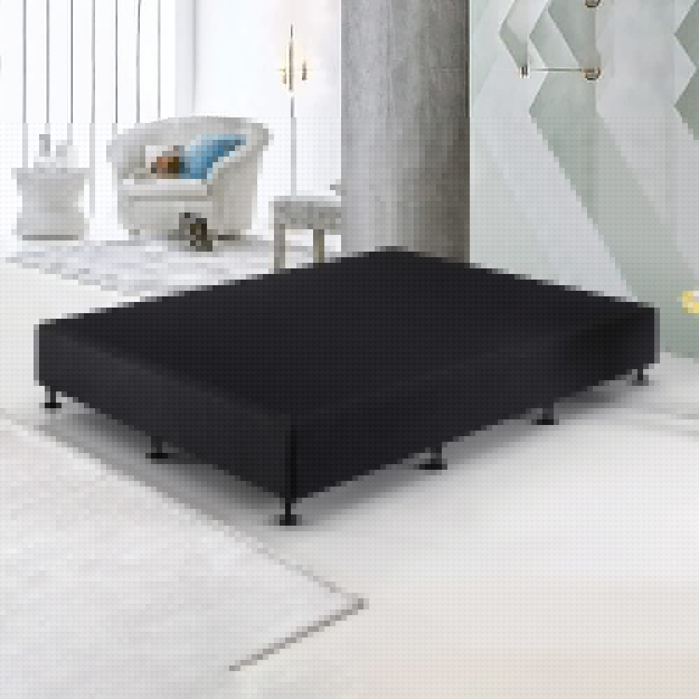 Palermo midnight black linen base in styled bedroom — Allure Home Collections