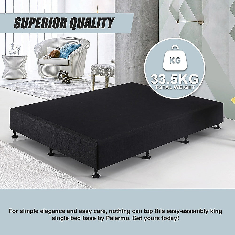 Capri King Single Ensemble Bed Base, Black