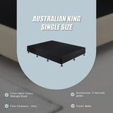 Capri King Single Ensemble Bed Base, Black