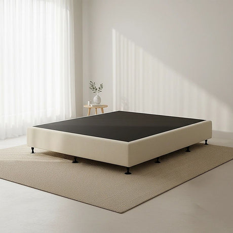 Capri King Single Ensemble Bed Base, Natural Sand