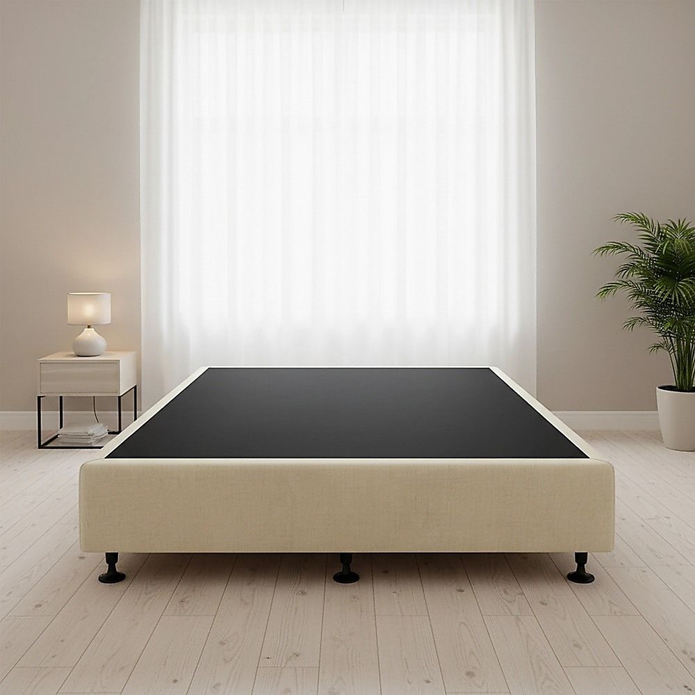 Capri King Single Ensemble Bed Base, Natural Sand