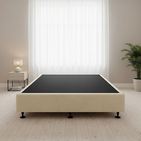 Capri King Single Ensemble Bed Base, Natural Sand