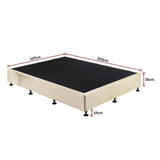 Capri King Single Ensemble Bed Base, Natural Sand