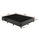 Capri King Single Ensemble Bed Base, Graphite