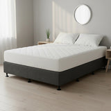 Capri King Single Ensemble Bed Base, Graphite