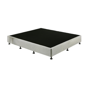 Capri Light Grey King Single bed frame in a modern bedroom