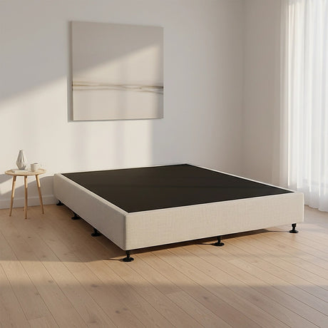 Capri King Single Ensemble Bed Base, Light Grey