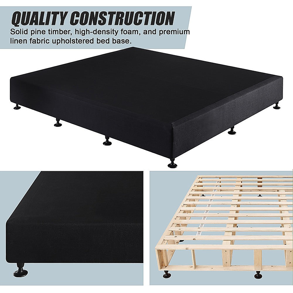 Capri King Ensemble Bed Base, Black