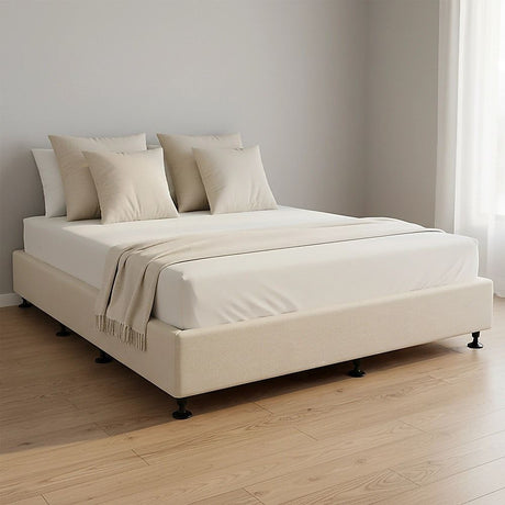 Capri King Ensemble Bed Base, Natural Sand