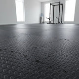 Marchena EVA Gym Floor Mats, 60 x 60cm, 25mm, Black, 12pcs