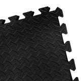Marchena EVA Gym Floor Mats, 60 x 60cm, 25mm, Black, 12pcs
