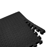 Marchena EVA Gym Floor Mats, 60 x 60cm, 25mm, Black, 12pcs
