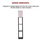 Elegant Shelf Floor Lamp with Diffused Light