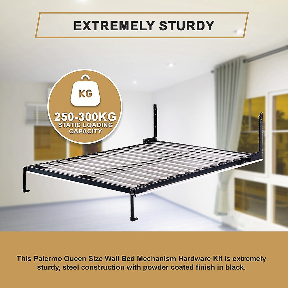 Palermo Queen Size Wall Bed Mechanism Kit