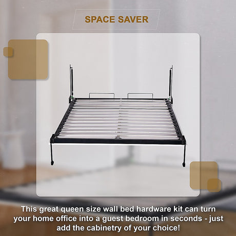 Palermo Queen Size Wall Bed Mechanism Kit