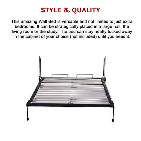 Palermo Queen Size Wall Bed Mechanism Kit
