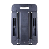 Foldable flatbed hand trolley cart in black