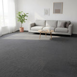 Grazalema Carpet Tiles, 50 x 50cm, Charcoal, 20pcs