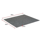 Trasimeno Carpet Tiles, Commercial Grade, 5m2, Grey, 20pcs